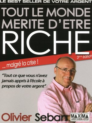 cover image of Tout le monde mérite d'être riche--3e éd.